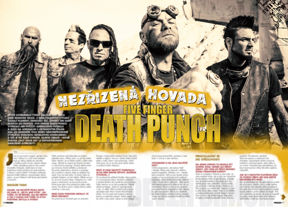 Five Finger Death Punch rozmazané