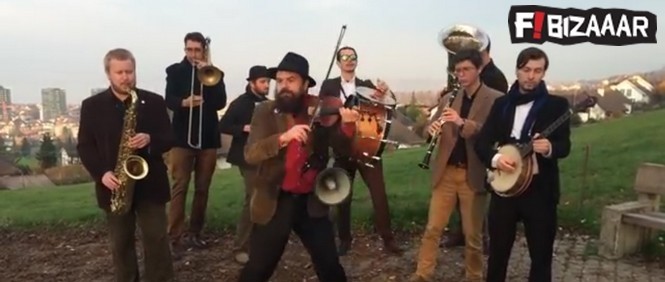 Rammstein ve spárech ruské folkovky