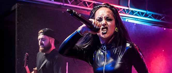 Jinjer, Sinnoptik, Secrets of Separation, Melodka, Brno, 2.7.2018 (fotogalerie)