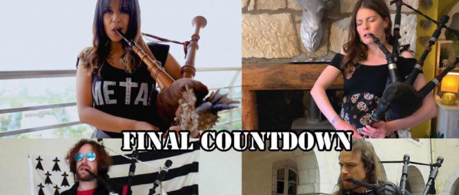 The Final Countdown (Bagpipe Cover) - The Snake Charmer feat. Celtica Nova & Skiltron