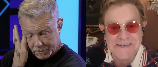 James Hetfield z Metalliky se dojal k slzám. Může za to Elton John