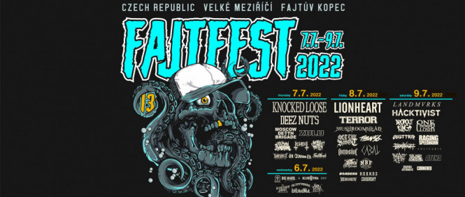 Letošní Fajtfest je za rohem, přiveze Knocked Loose, Mushroomhead i Lionheart