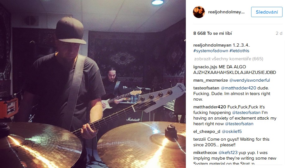 System of a Down - studio