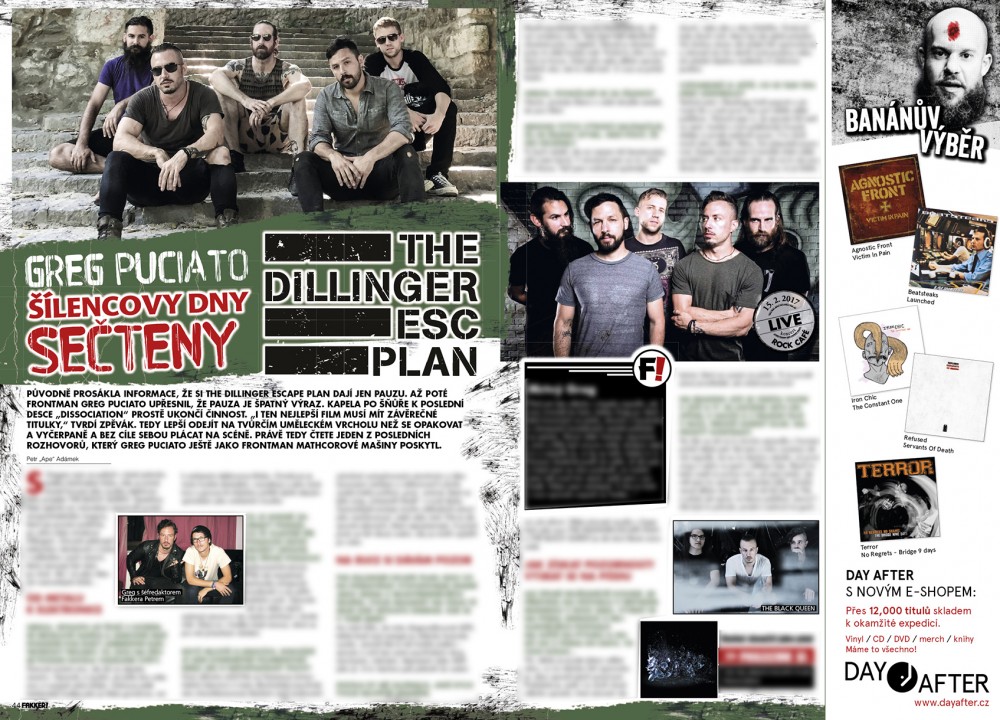 The Dillinger Escape Plan F!