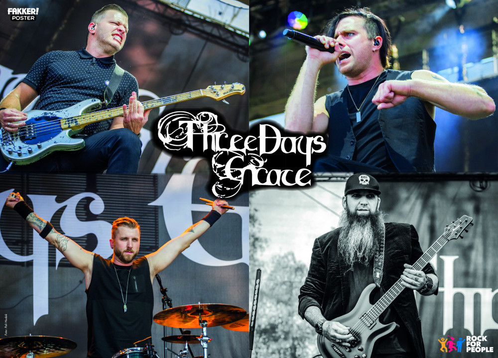 Three Days Grace F! poster