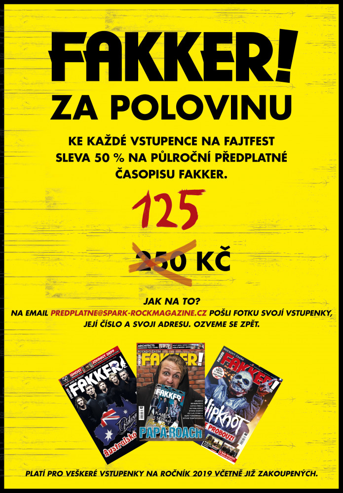 Fakker Fajtfest promo akce