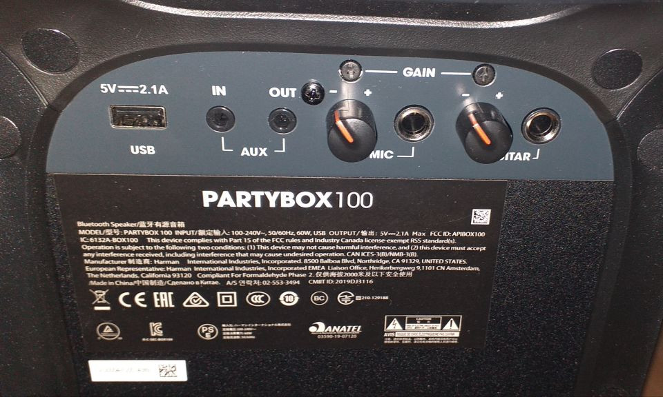 JBL PartyBox 100