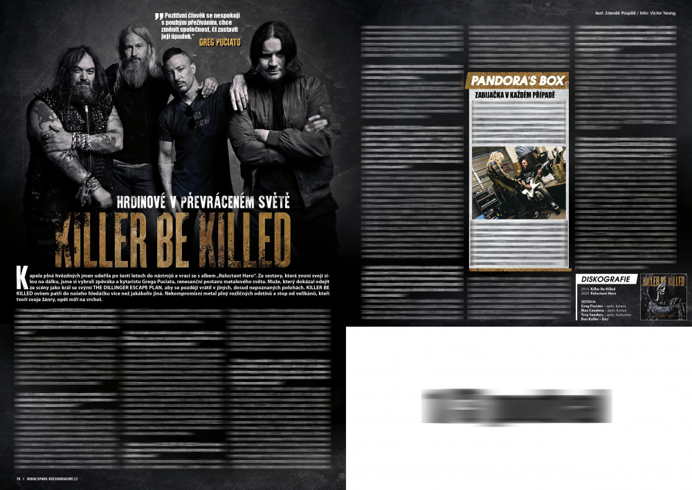 Killer Be Killed Spark rozmaz