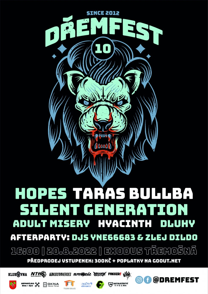 Dřemfest 2022 poster
