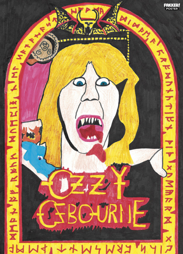 Ozzy Osbourne kresba