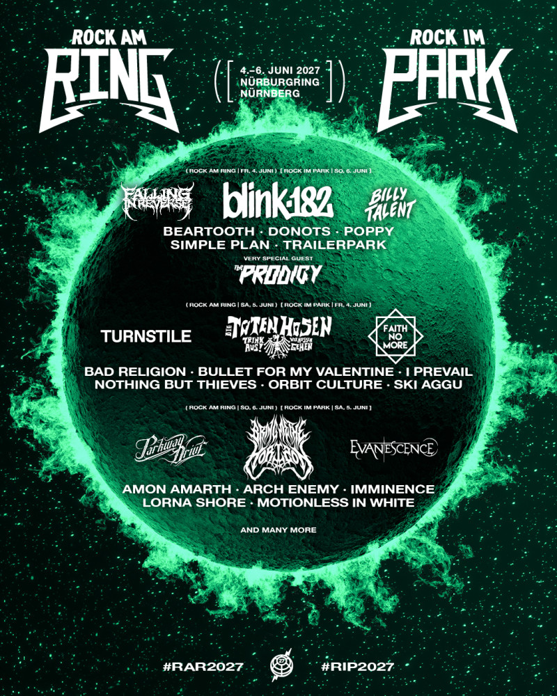 Rock Am Ring and Rock Im Park 2027 poster